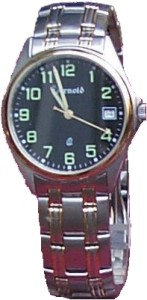Arnold-Uhr mit dunkelem Zifferblatt